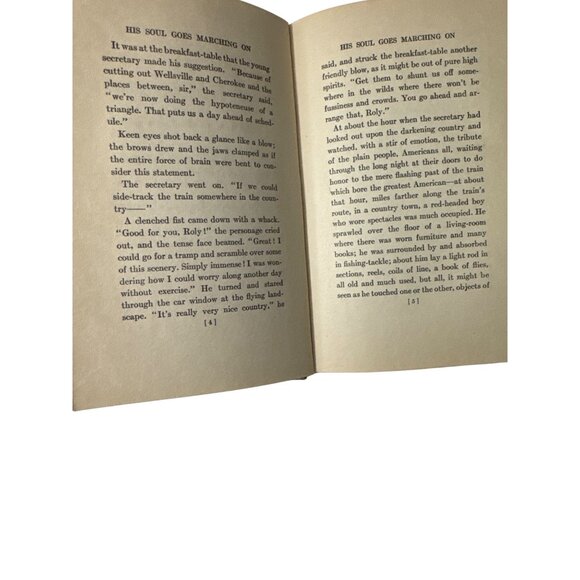 Vintage 1922 His Soul Goes Marching On HC Book By Mary Raymond Shipman Andrews - Picture 8 of 14